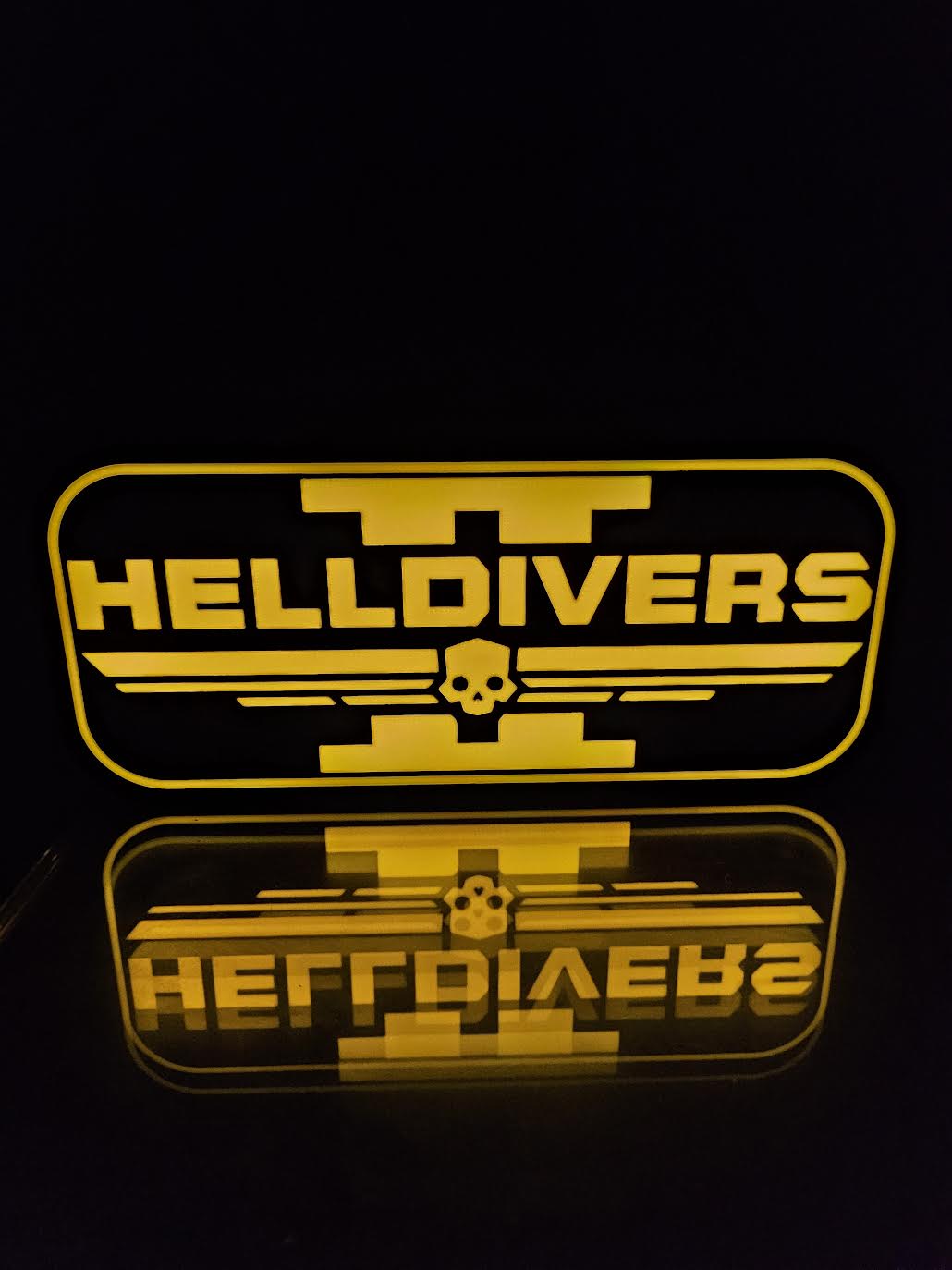 Helldivers 2 LED Sign, Lightbox