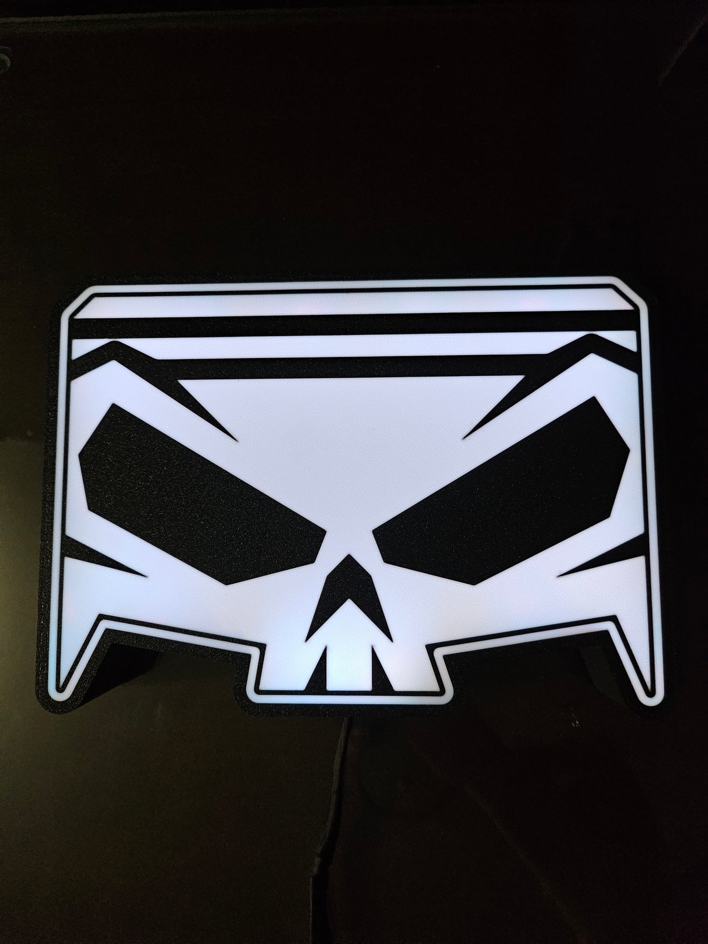 Skull Piston Head LED Sign - Lightbox