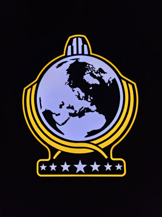 Helldivers 2 Super Earth LED Sign, Lightbox