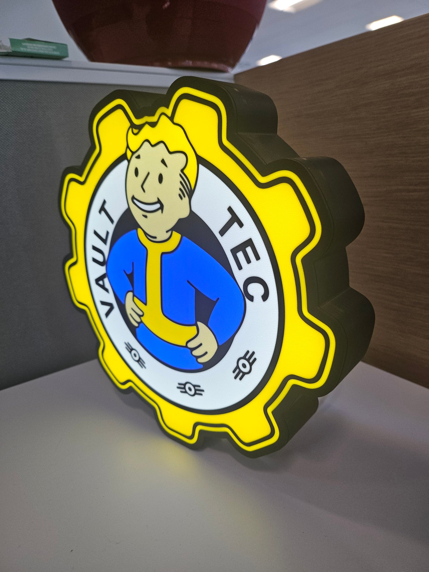 Fallout Vault Tec LED Sign, Lightbox