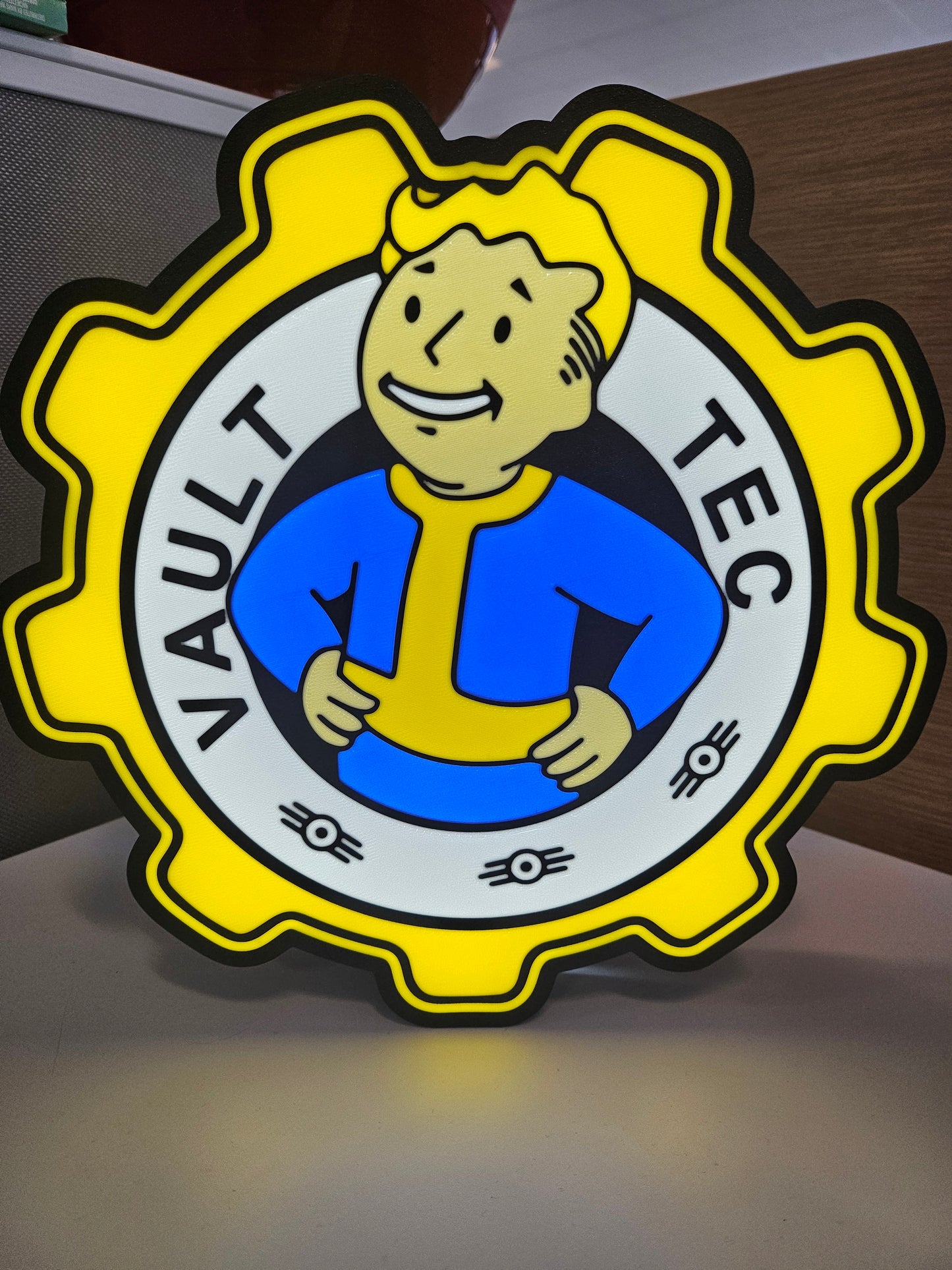 Fallout Vault Tec LED Sign, Lightbox