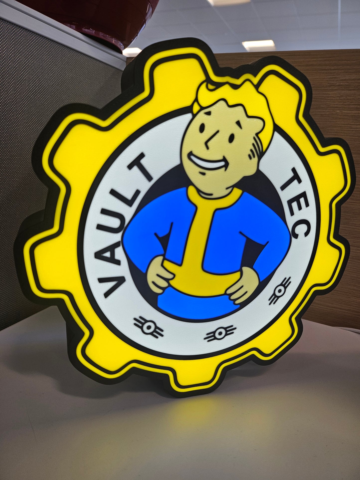 Fallout Vault Tec LED Sign, Lightbox