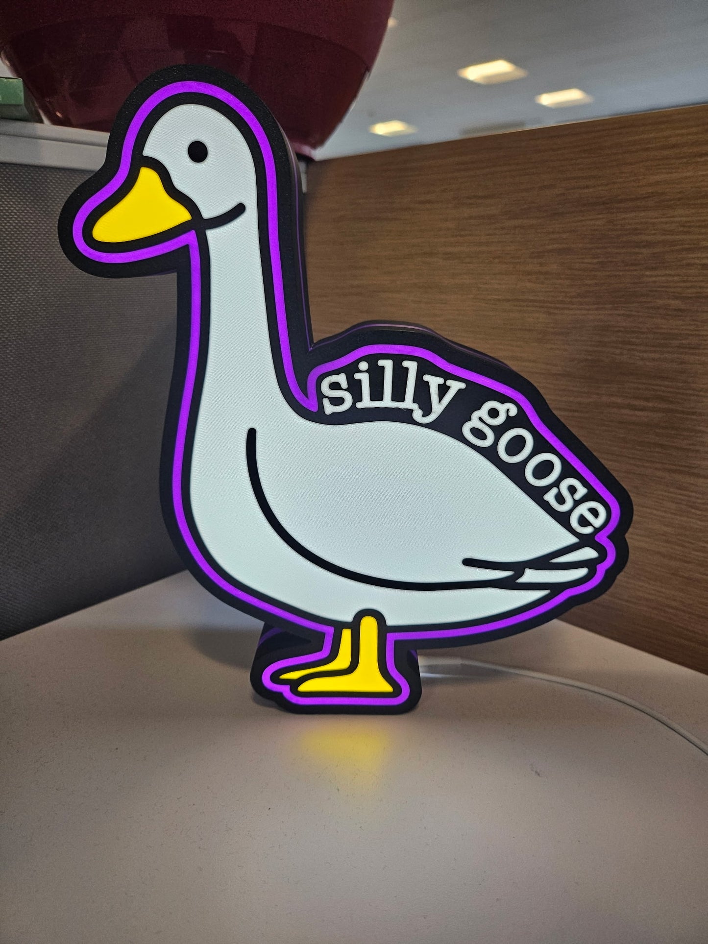Silly Goose LED Sign - Lightbox