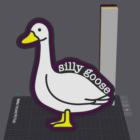 Silly Goose LED Sign - Lightbox