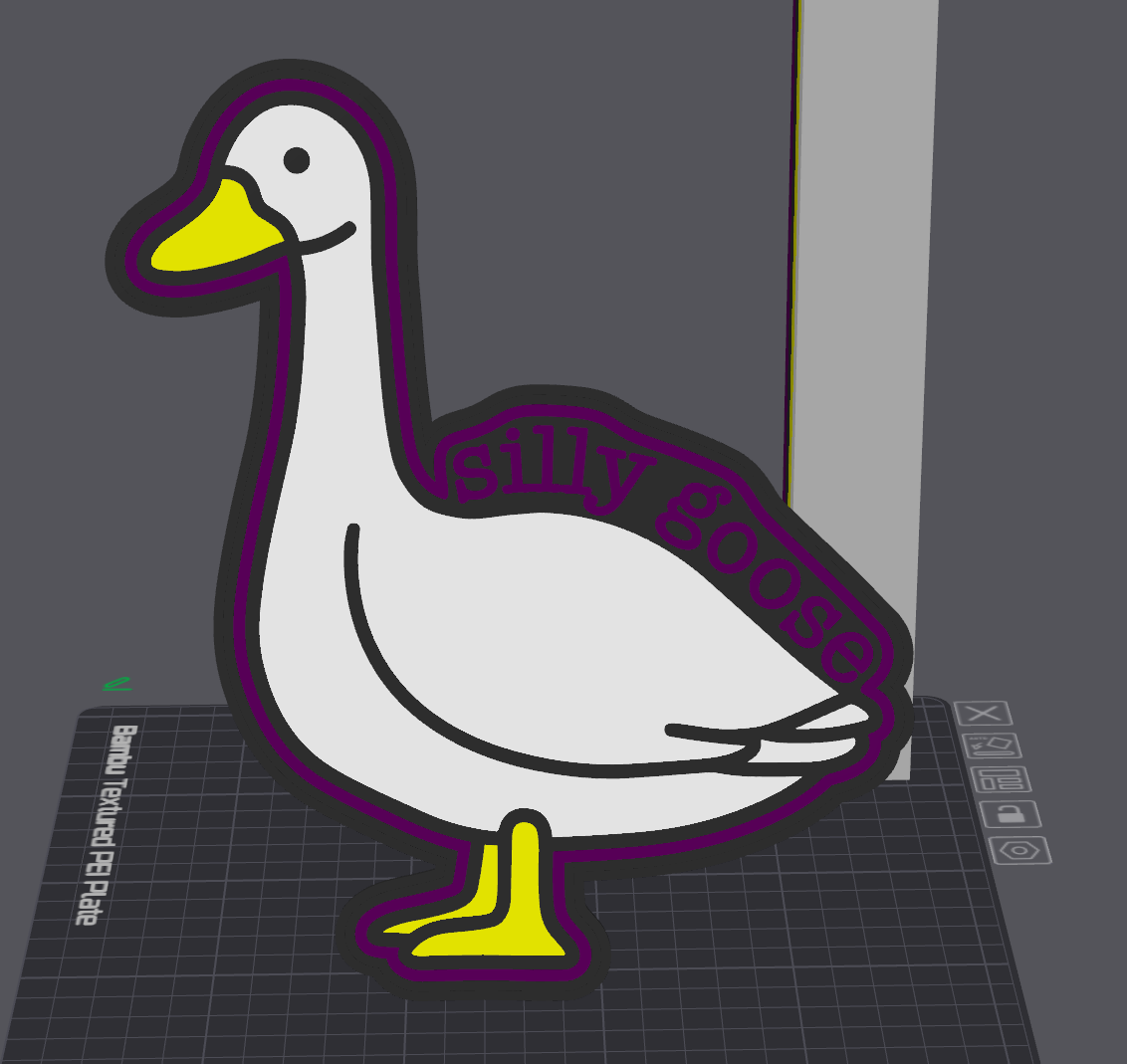Silly Goose LED Sign - Lightbox