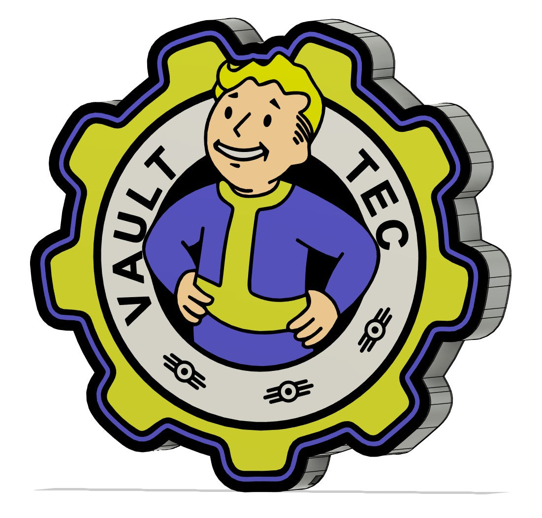Fallout Vault Tec LED Sign, Lightbox