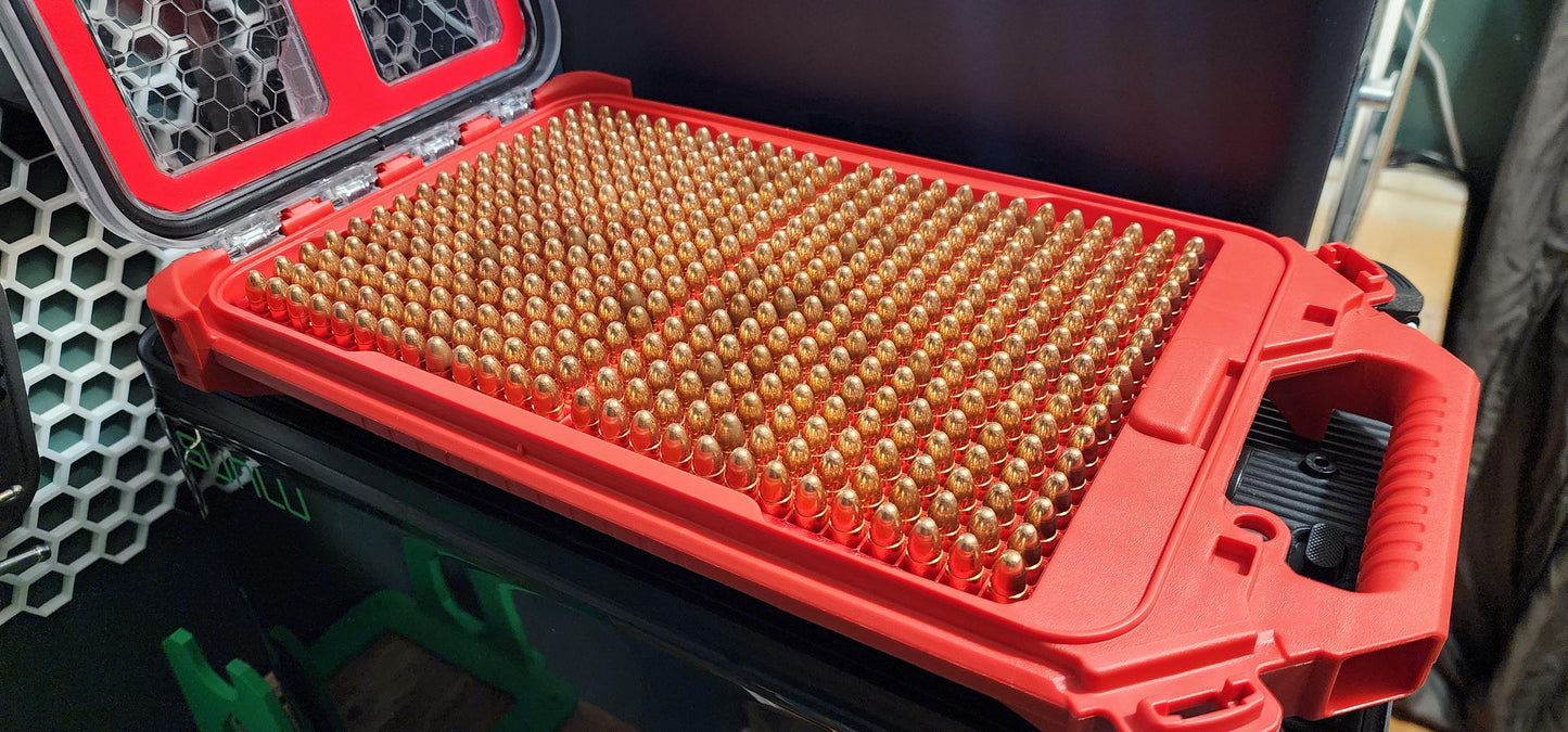 Milwaukee Packout 9mm Ammo Inserts / Ammo Case