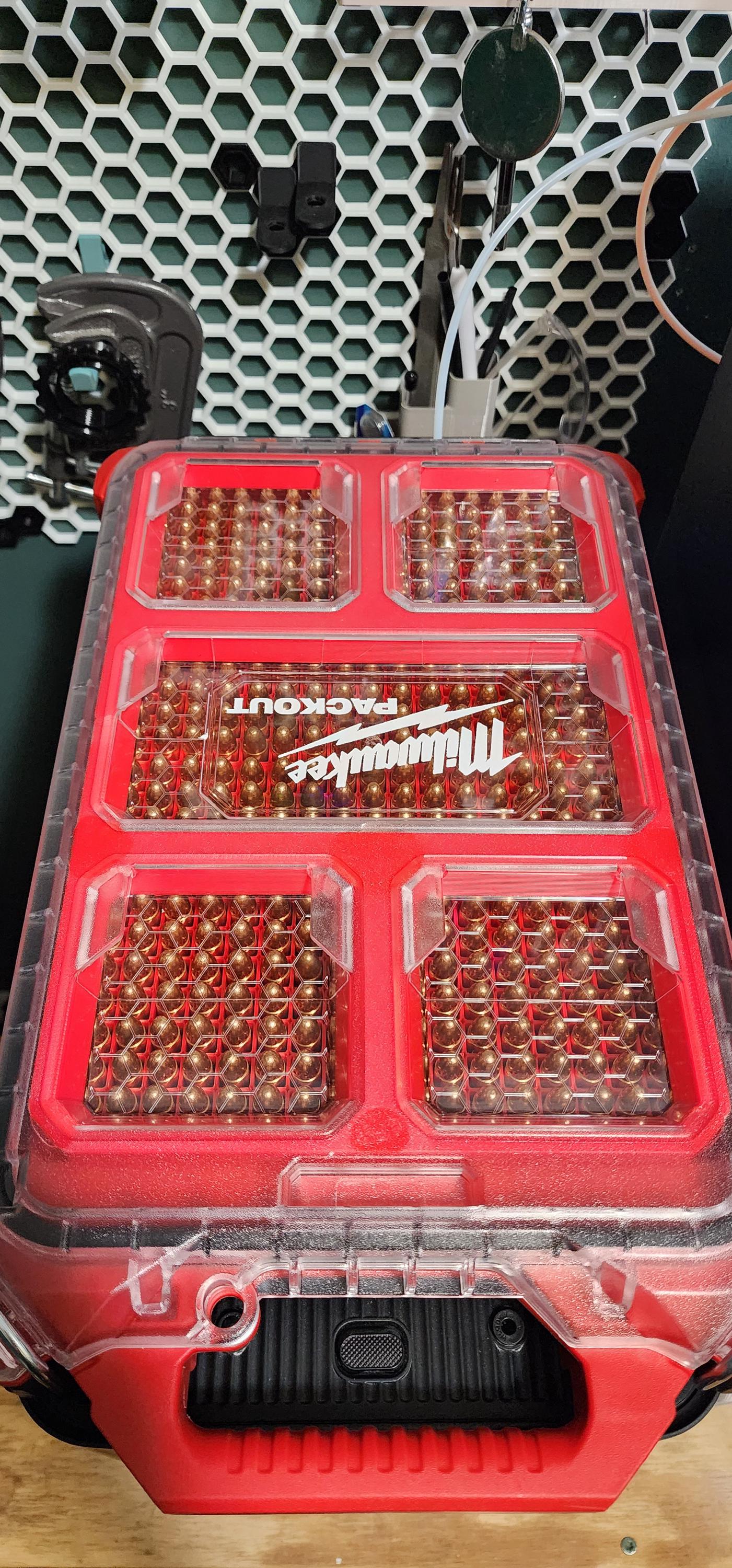 Milwaukee Packout 9mm Ammo Inserts / Ammo Case